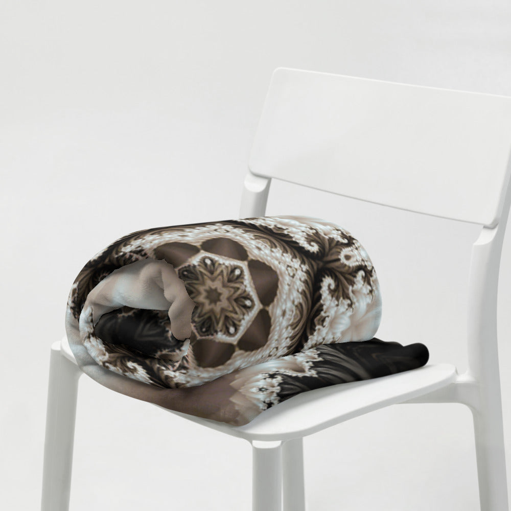 "Duality" THROW BLANKET, 50″×60″, Lifestyle