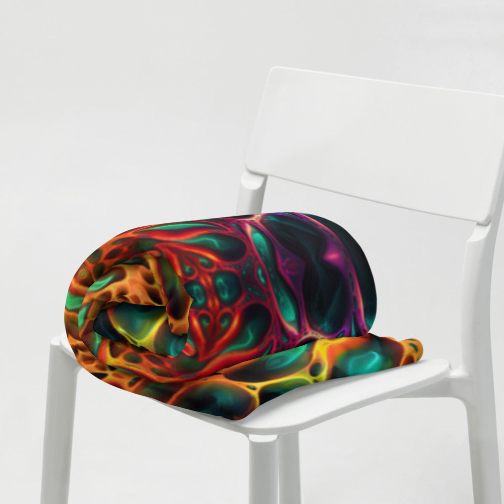 "The Dark Side" THROW BLANKET, 50″×60″, Lifestyle