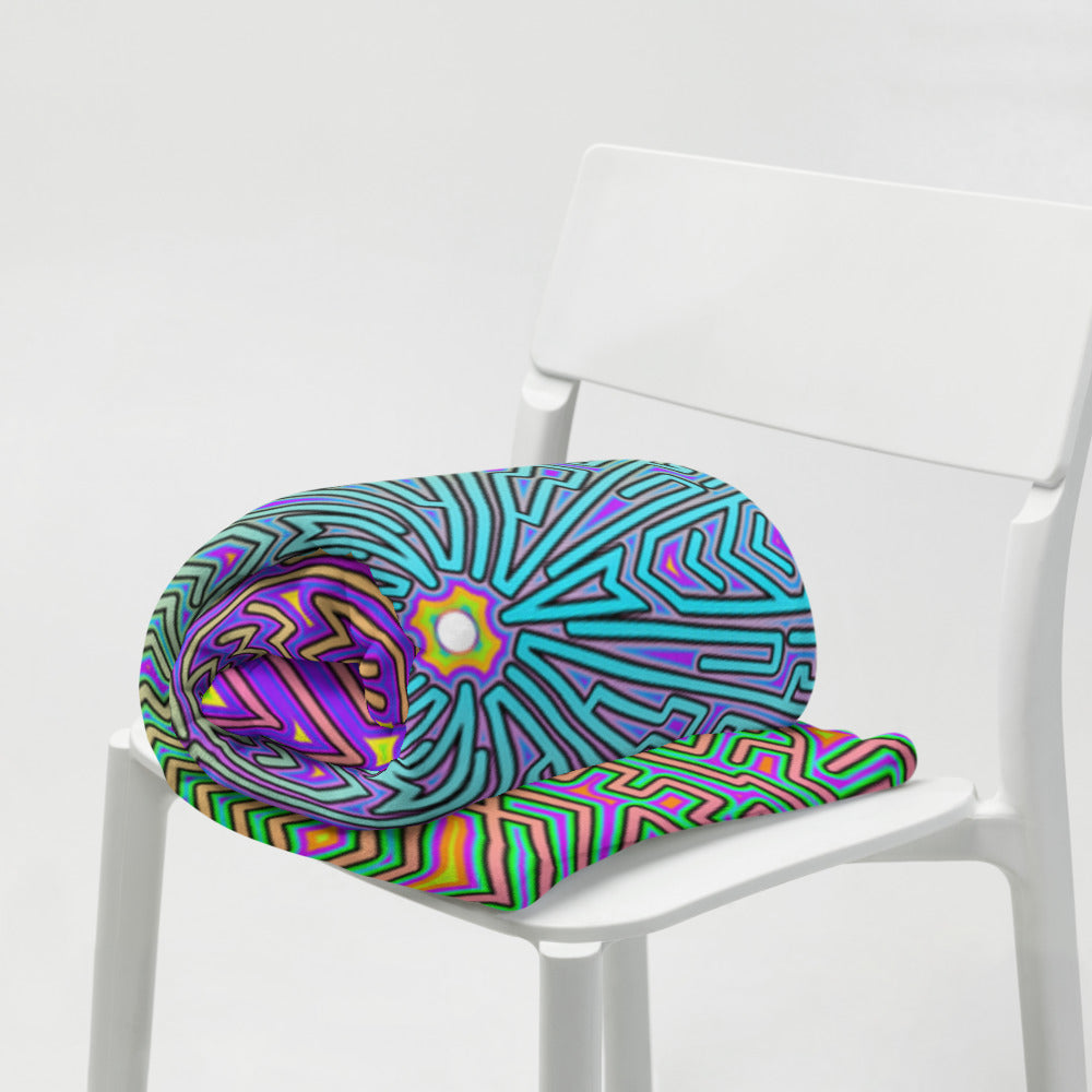 "Corteca V2" THROW BLANKET, 50″×60″, Lifestyle