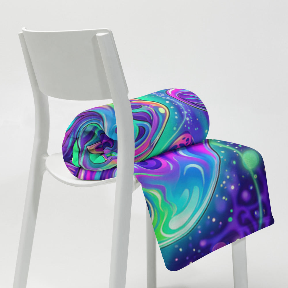 "Beyond Physical" THROW BLANKET, 50″×60″, Lifestyle 2