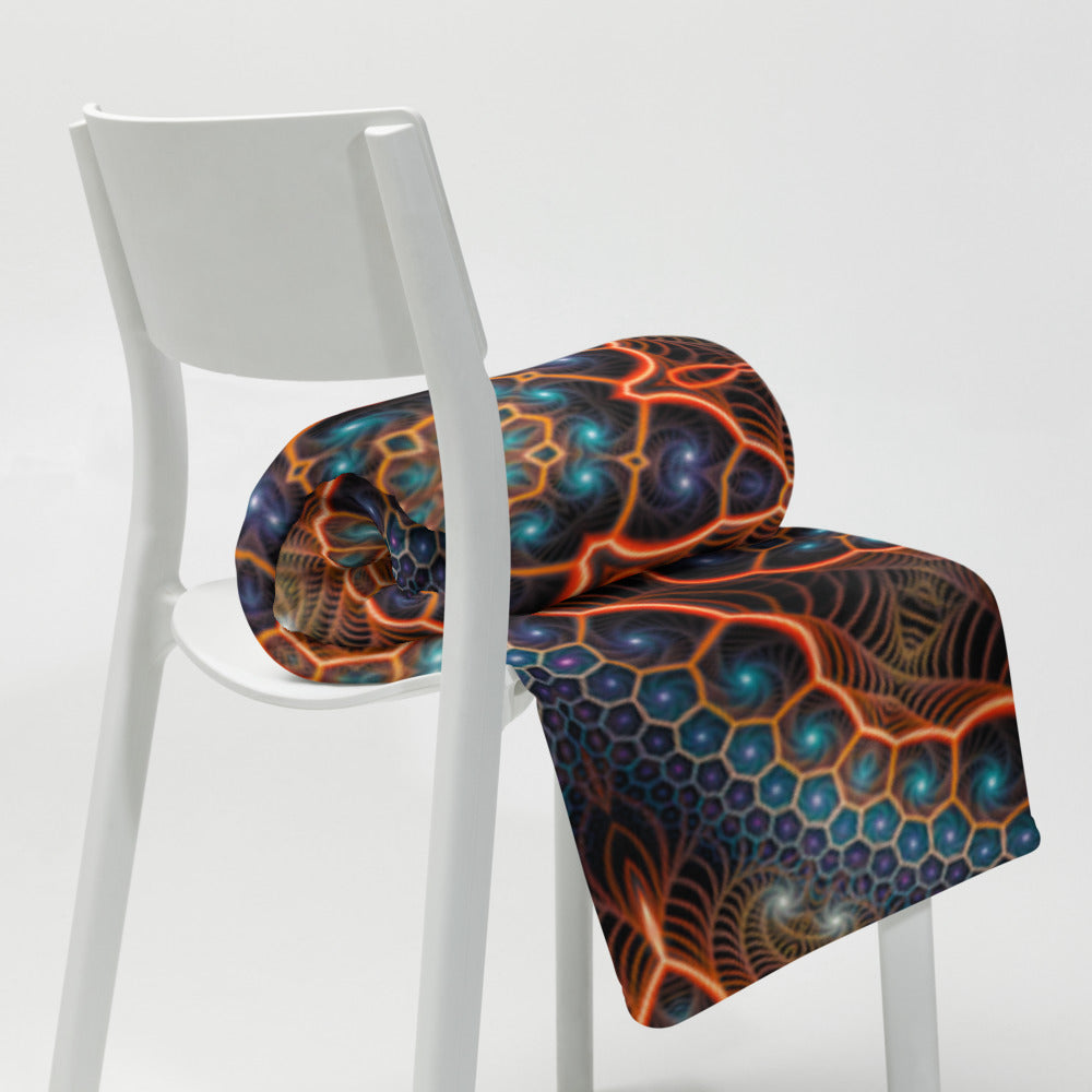 "Starry Night" THROW BLANKET, 50″×60″, Lifestyle 2