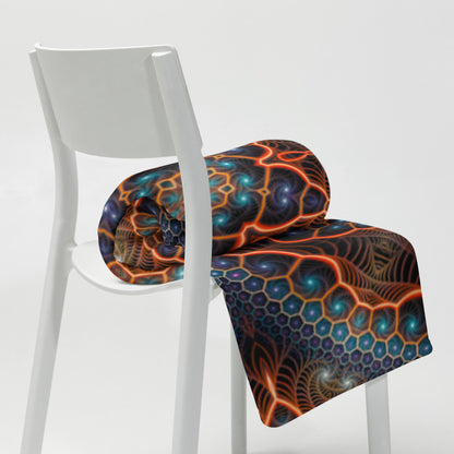 "Starry Night" THROW BLANKET, 50″×60″, Lifestyle 2