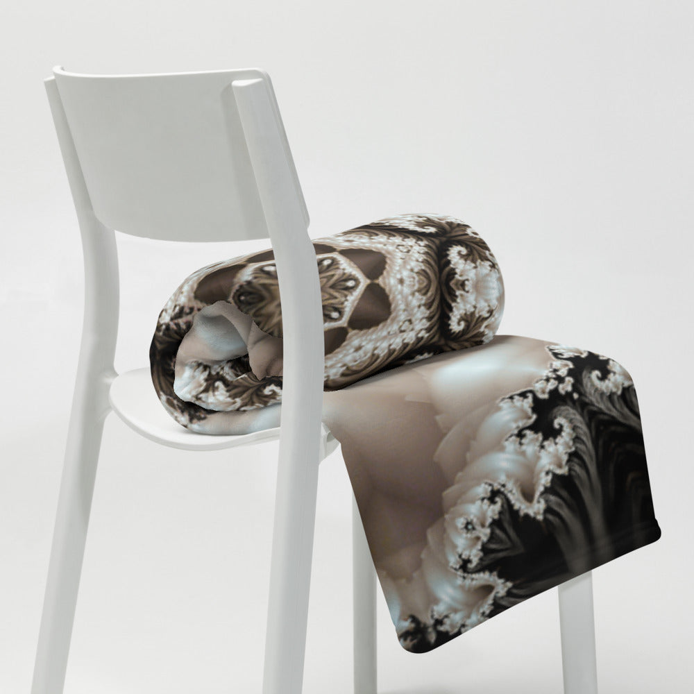 "Duality" THROW BLANKET, 50″×60″, Lifestyle 2