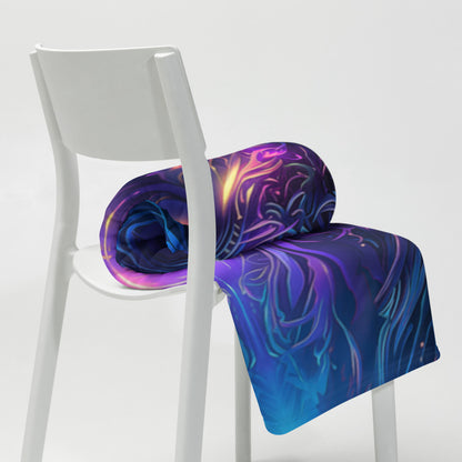 "Twilight Glow" THROW BLANKET, 50″×60″, Lifestyle 2