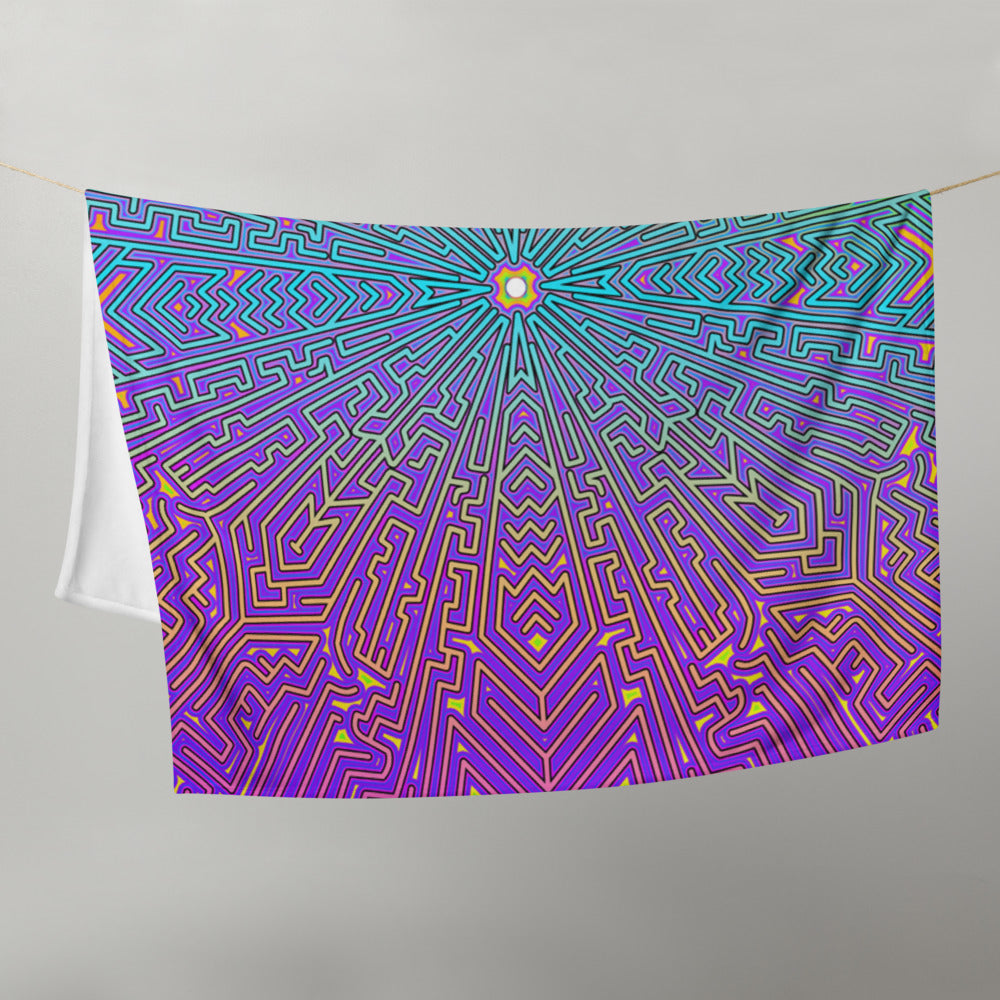 "Corteca V2" THROW BLANKET, 50″×60″, Front