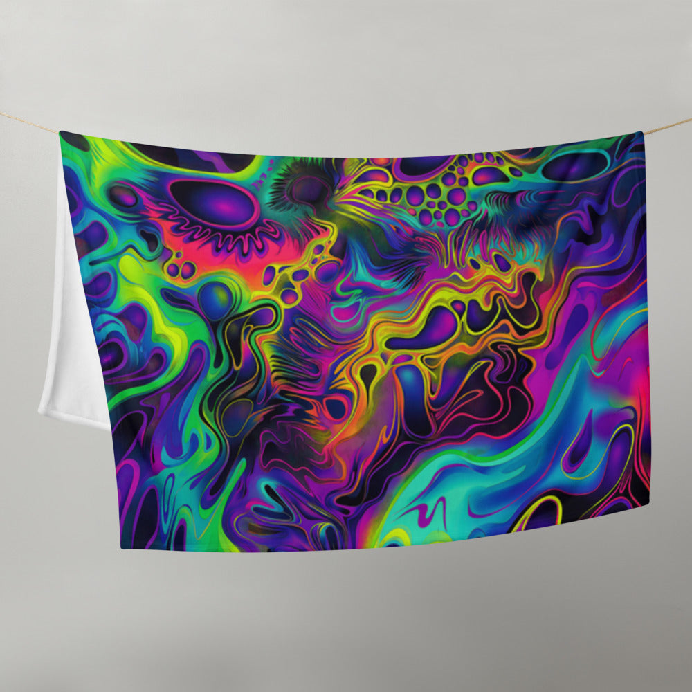 "Still Trippin'" THROW BLANKET, 50″×60″, Front