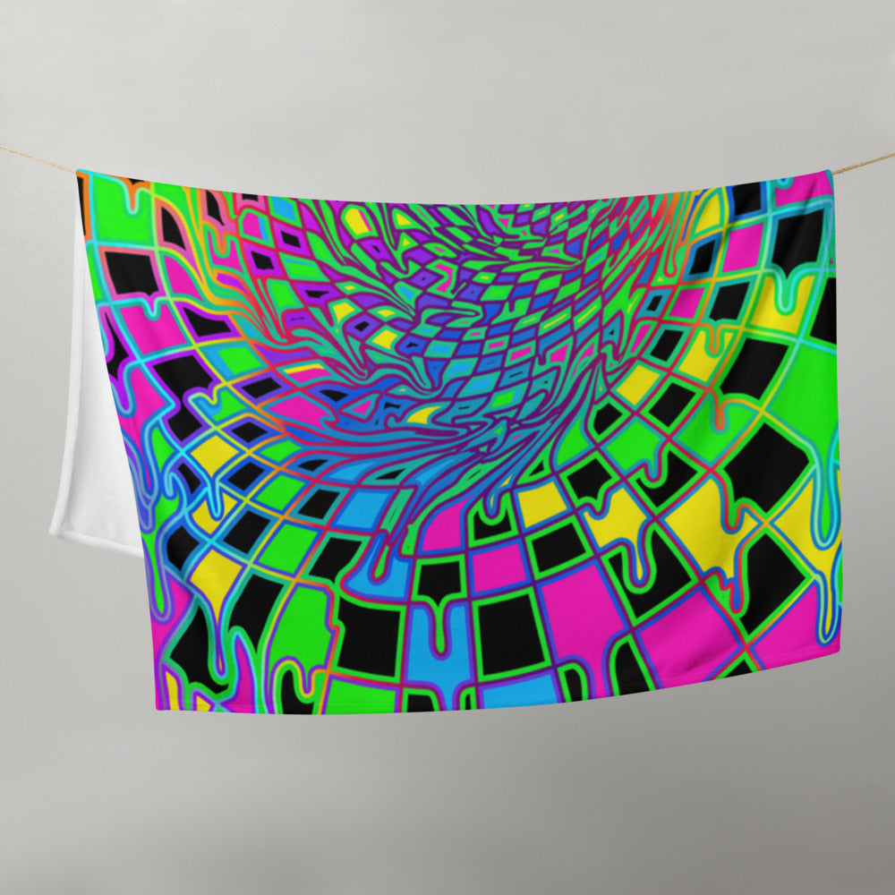 "Here We Go" THROW BLANKET, 50″×60″, Front