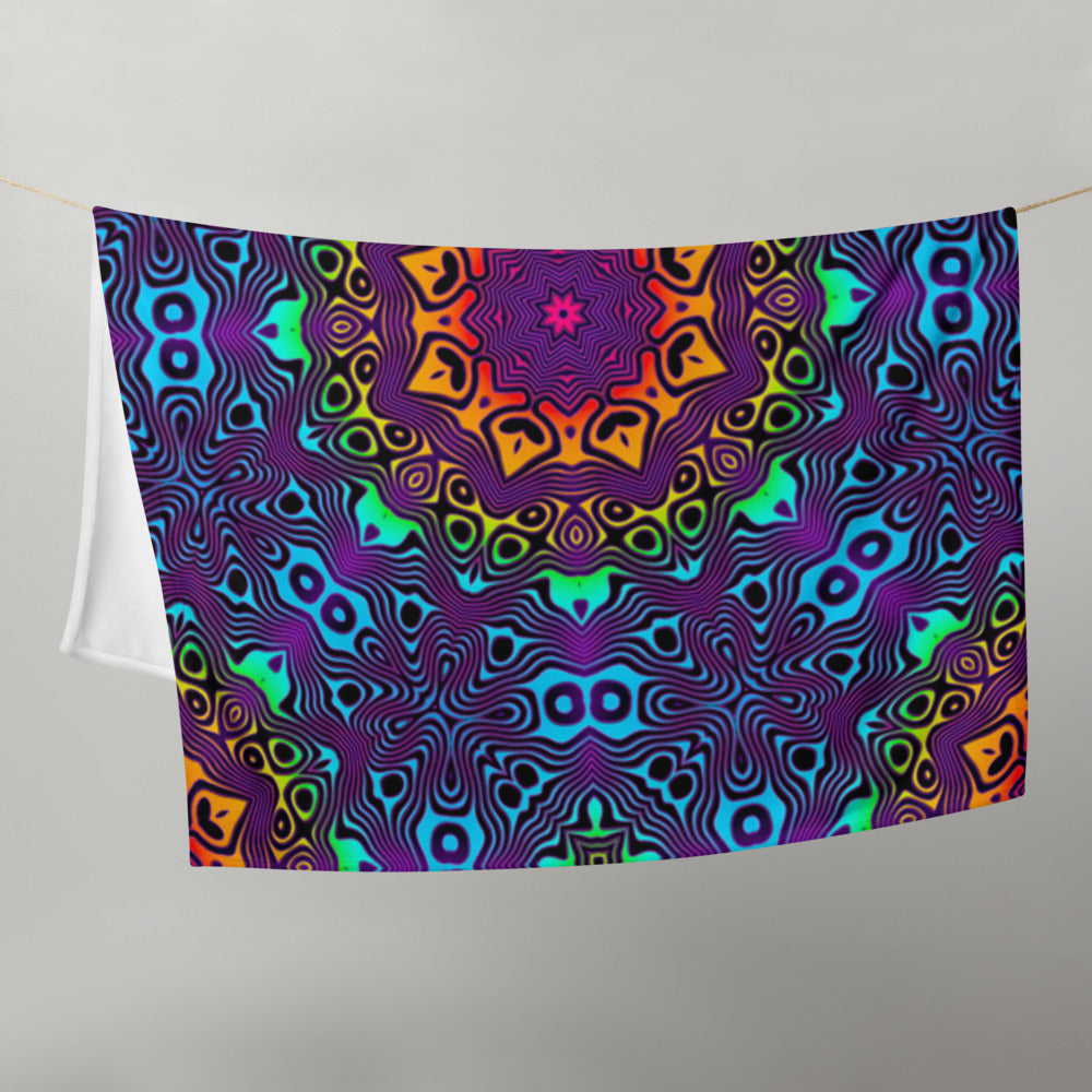 "Surf's Up" THROW BLANKET, 50″×60″, Front