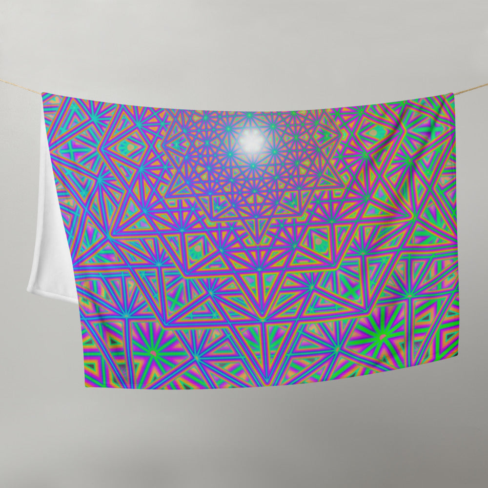 "Flower of Tron" THROW BLANKET, 50″×60″, Front