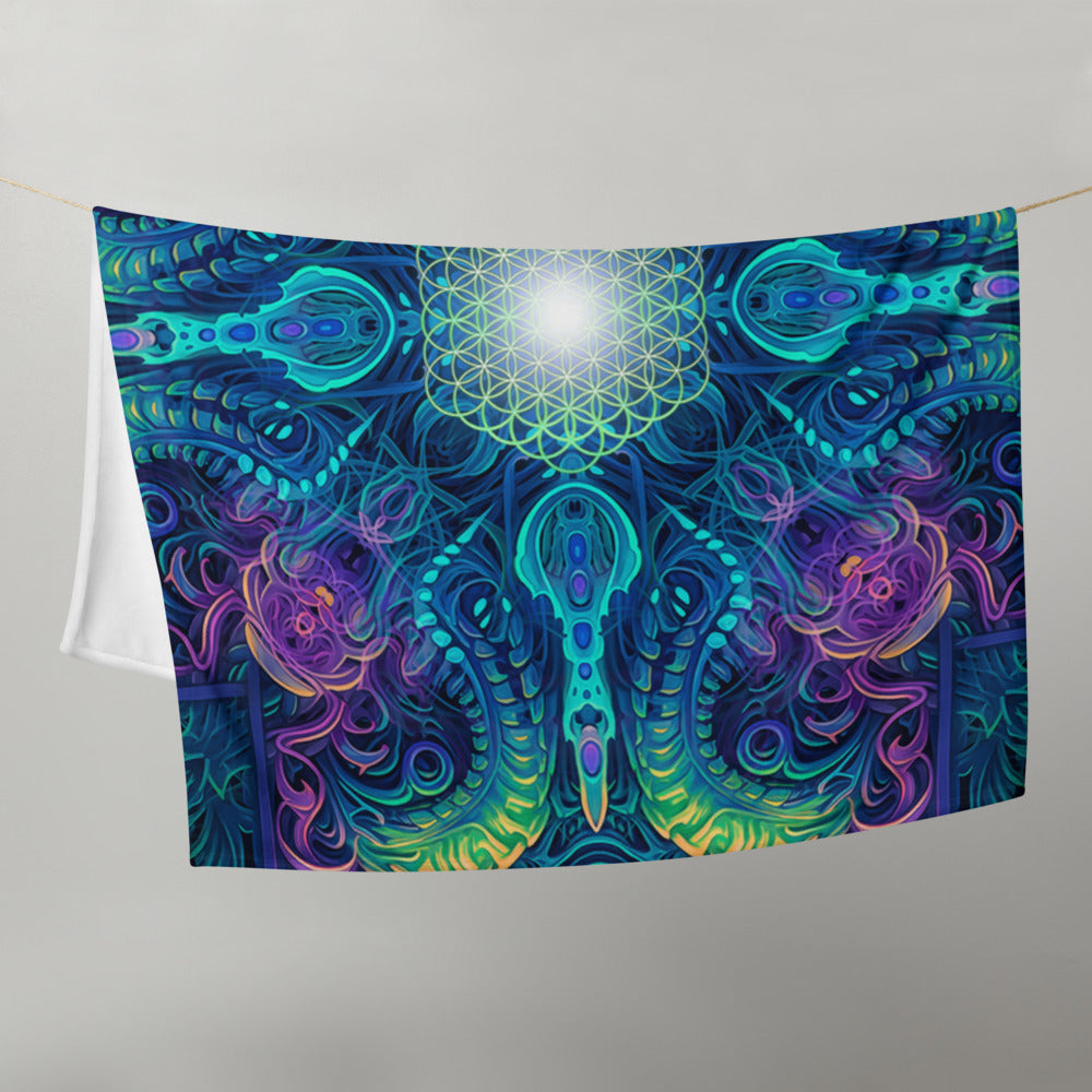 "Belladonna V2" THROW BLANKET, 50″×60″, Front