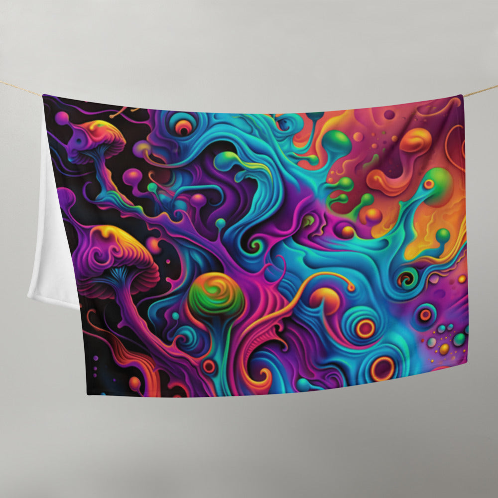 "Void Destroyer" THROW BLANKET, 50″×60″, Front