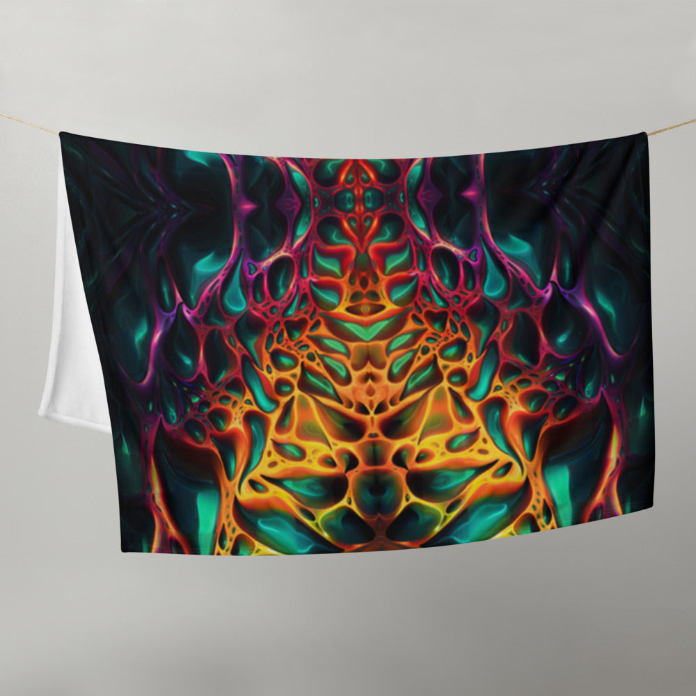 "The Dark Side" THROW BLANKET, 50″×60″, Front