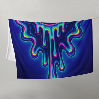 "All Melting Eye" THROW BLANKET, 50″×60″, Front