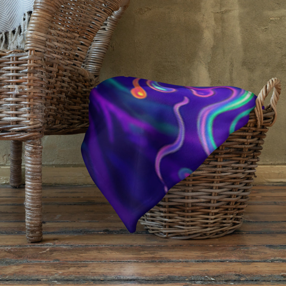 "Beyond Physical" THROW BLANKET, 50″×60″, Lifestyle