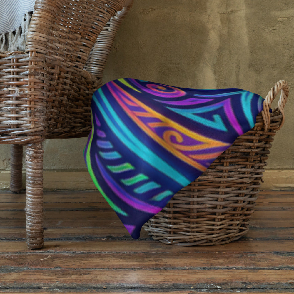 "Watchful Eyes" THROW BLANKET, 50″×60″, Lifestyle