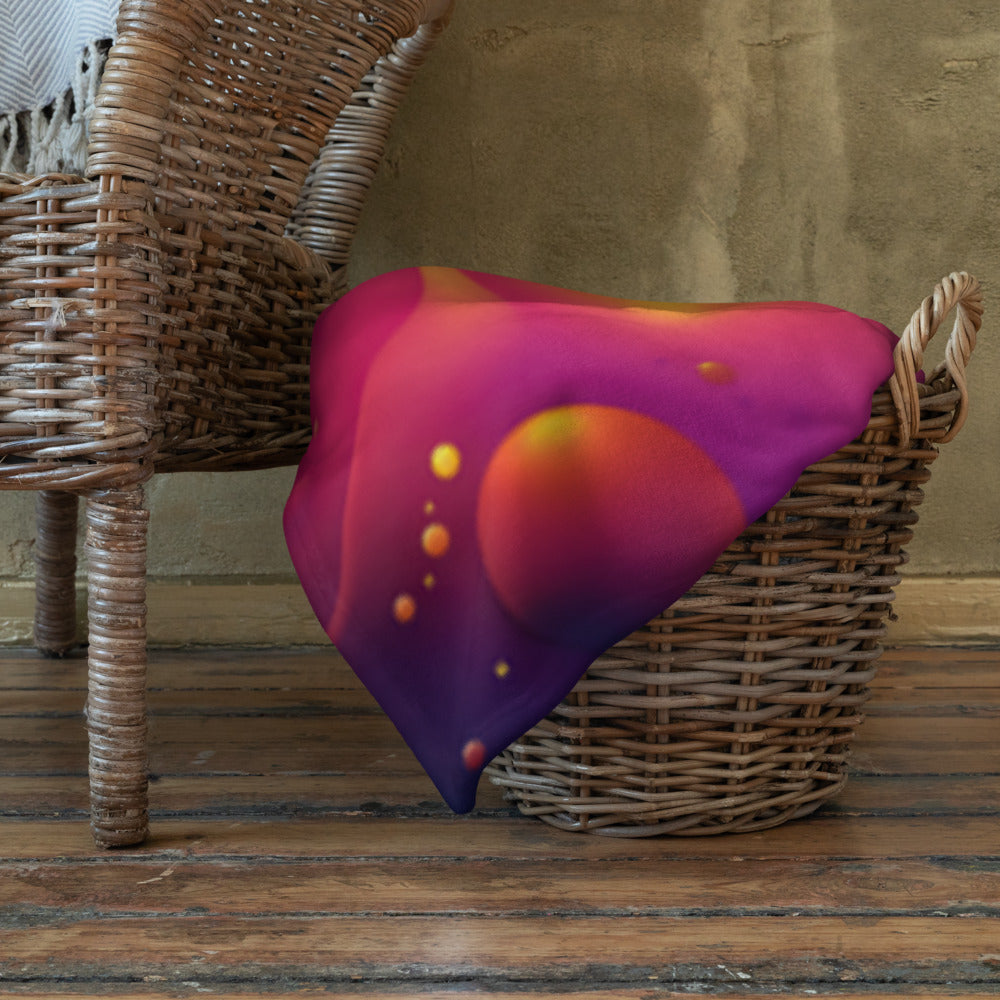 "Void Destroyer" THROW BLANKET, 50″×60″, Lifestyle