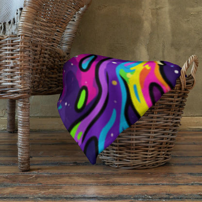 "Astro Burst" THROW BLANKET, 50″×60″, Lifestyle