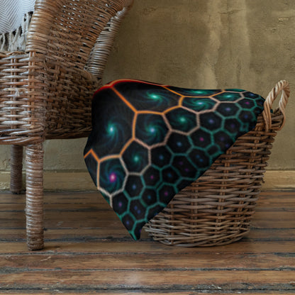 "Multiverse" THROW BLANKET, 50″×60″, Lifestyle