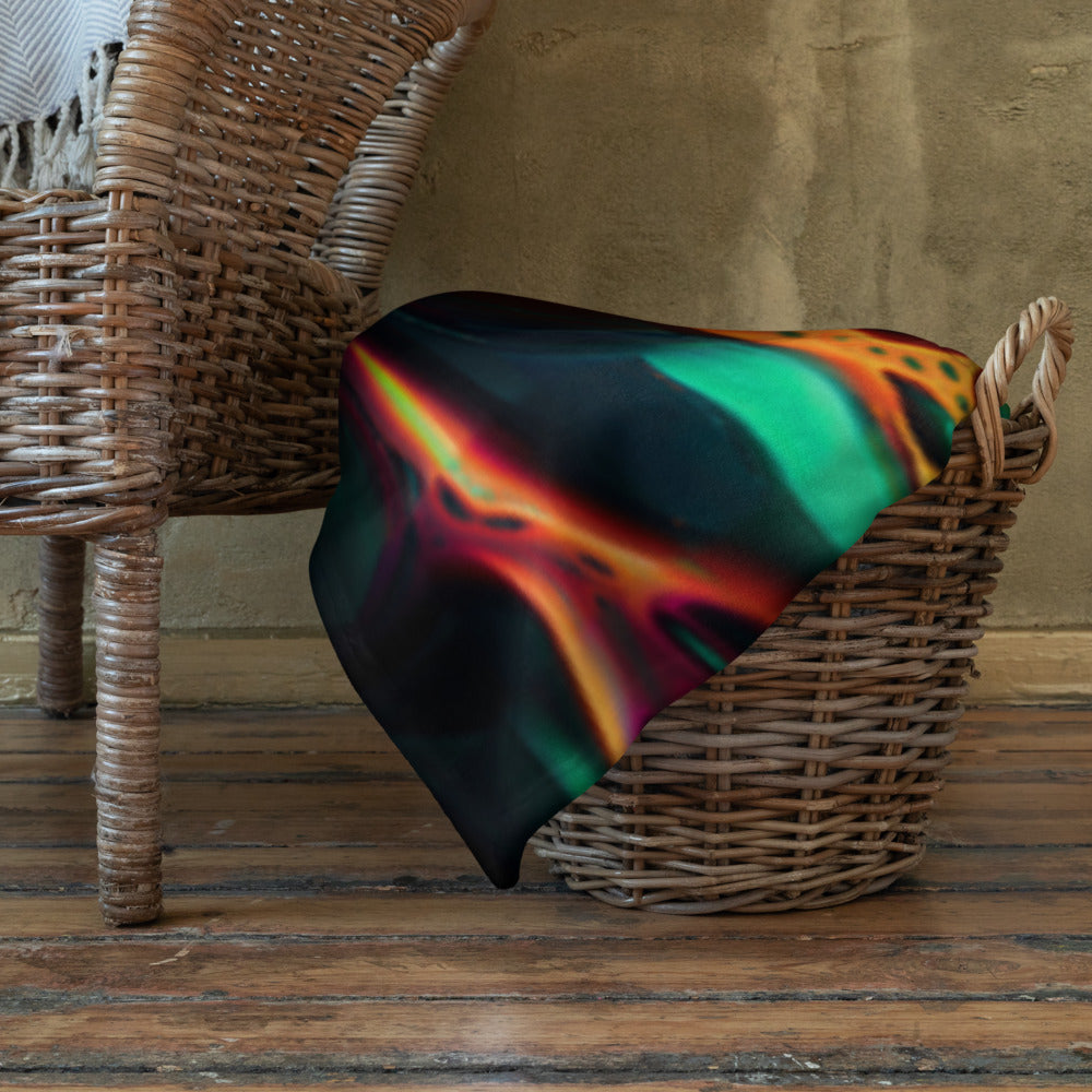 "The Dark Side" THROW BLANKET, 50″×60″, Lifestyle