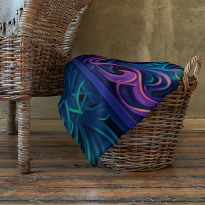 "Belladonna V2" THROW BLANKET, 50″×60″, Lifestyle