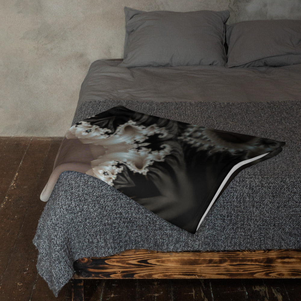 "Duality" THROW BLANKET, 50″×60″, Lifestyle 2
