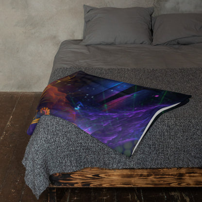 "Kiss Me" THROW BLANKET, 50″×60″, Lifestyle 2