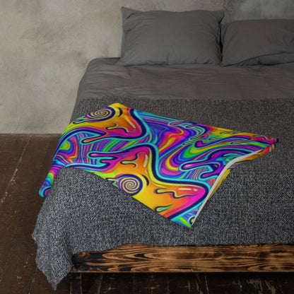 "Starstruck" THROW BLANKET, 50″×60″, Lifestyle 2