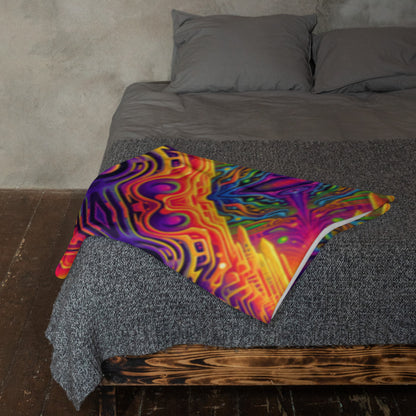 "DMsTar" THROW BLANKET, 50″×60″, Lifestyle 2