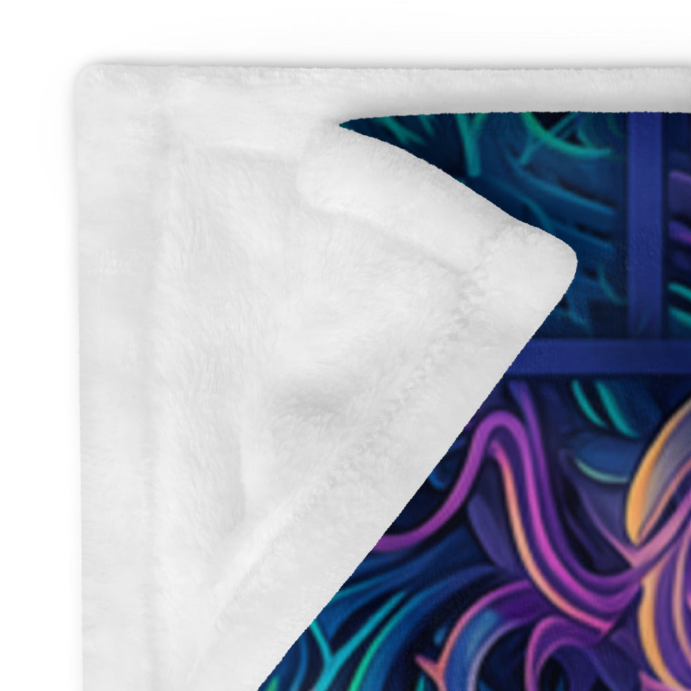 "Belladonna V2" THROW BLANKET, 50″×60″, Product details