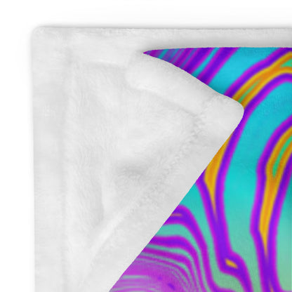 "Neon King" THROW BLANKET, 50″×60″, Product details