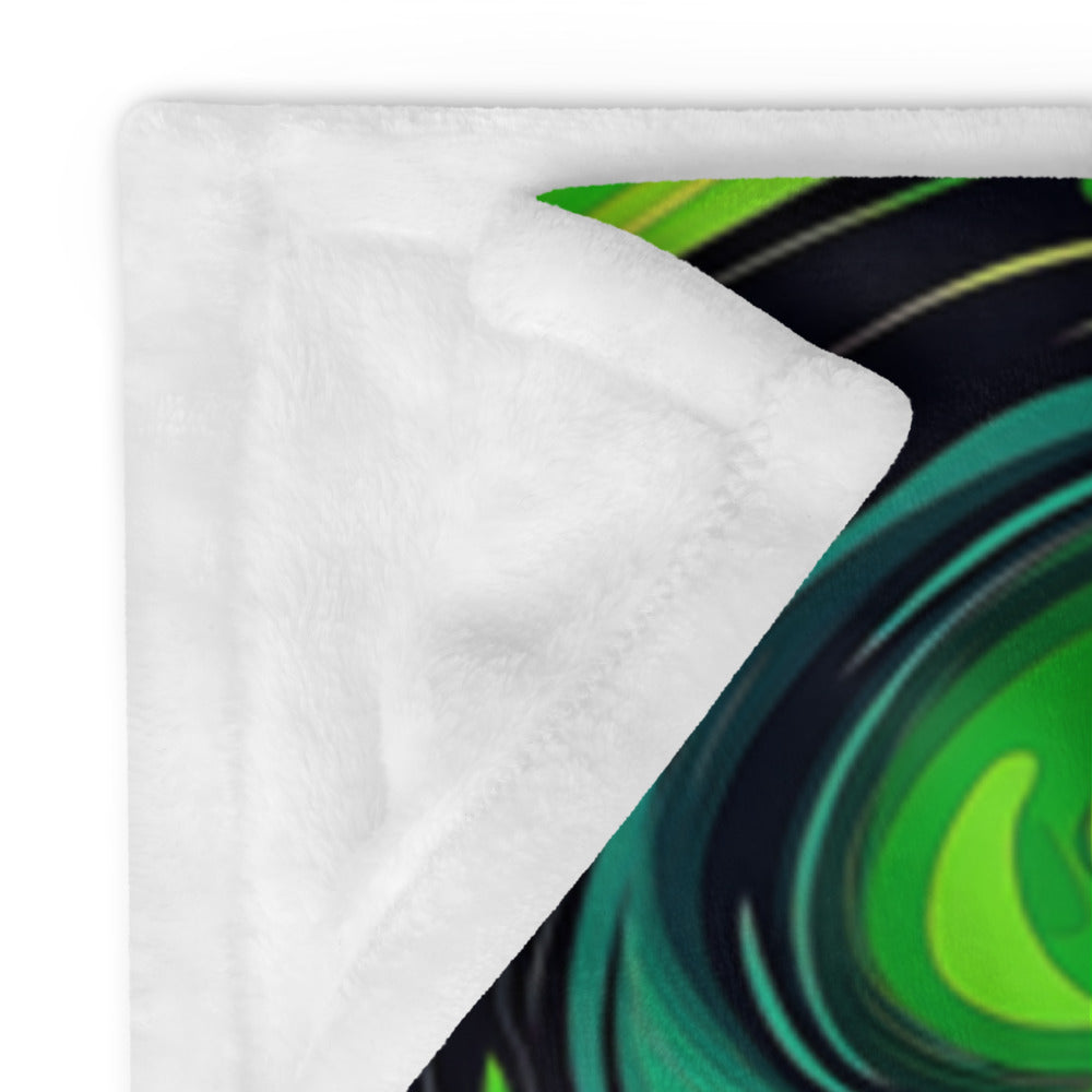 "Slimer" THROW BLANKET, 50″×60″, Product details