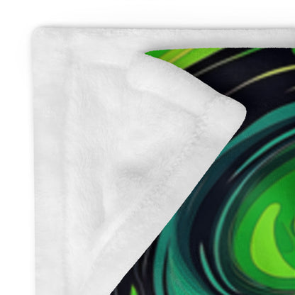 "Slimer" THROW BLANKET, 50″×60″, Product details