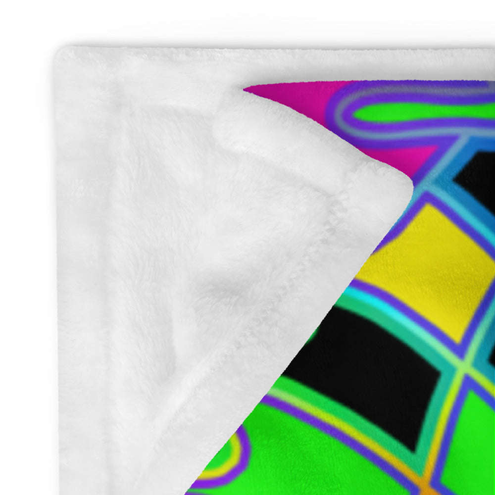 "Here We Go" THROW BLANKET, 50″×60″, Product details