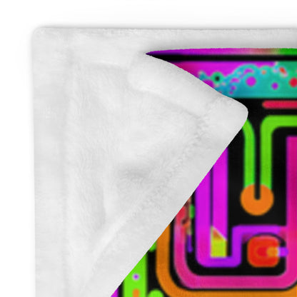 "Borg Rave" THROW BLANKET, 50″×60″, Product details