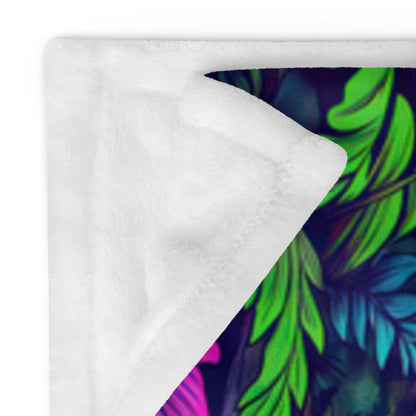 "Mushroom Forest" THROW BLANKET, 50″×60″, Product details