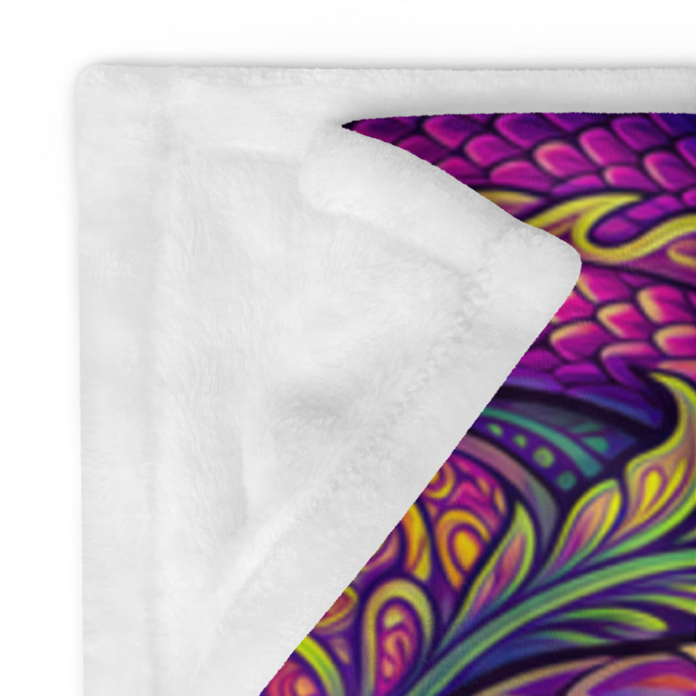 "LovDragons" THROW BLANKET, 50″×60″, Product details