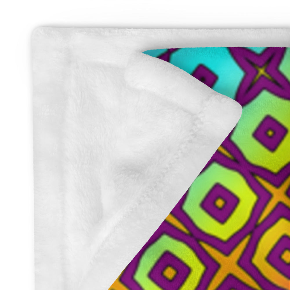 "Peacocking" THROW BLANKET, 50″×60″, Product details