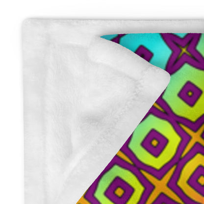 "Peacocking" THROW BLANKET, 50″×60″, Product details