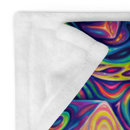 "Oh My Sri Yantra" THROW BLANKET, 50″×60″, Product details