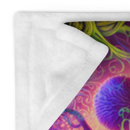 "The Sacred Vine" THROW BLANKET, 50″×60″, Product details