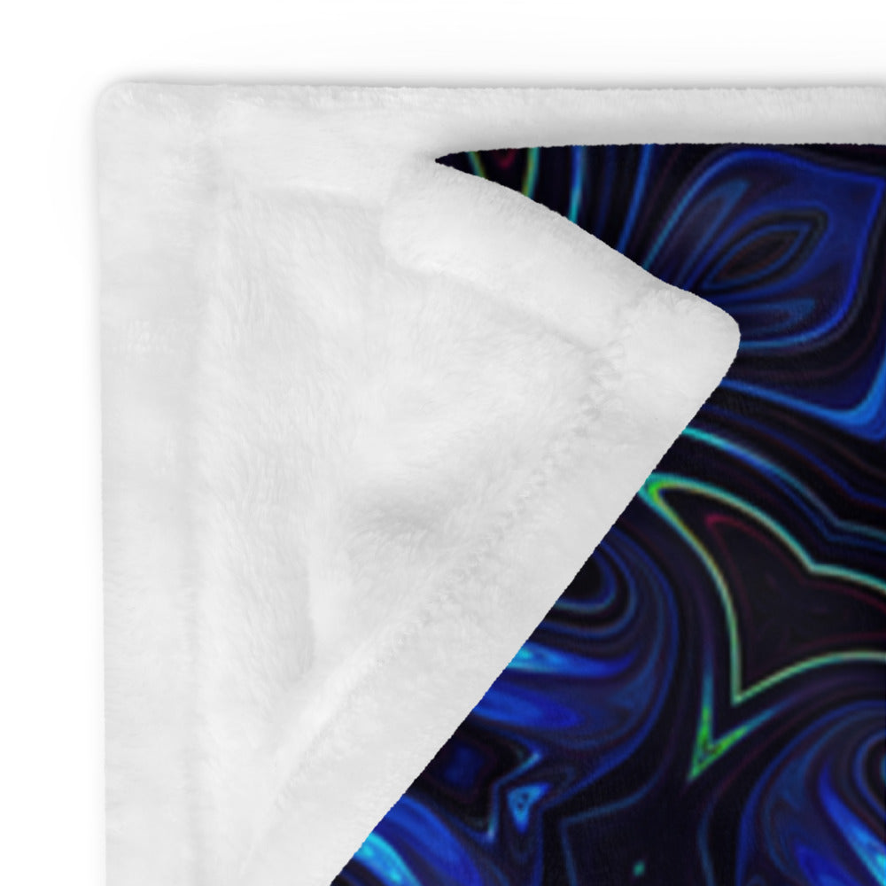 "Liquid Night" THROW BLANKET, 50″×60″, Product details