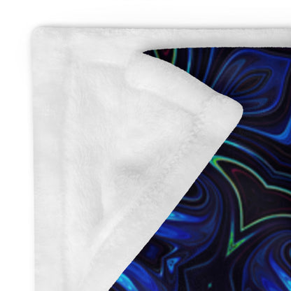 "Liquid Night" THROW BLANKET, 50″×60″, Product details