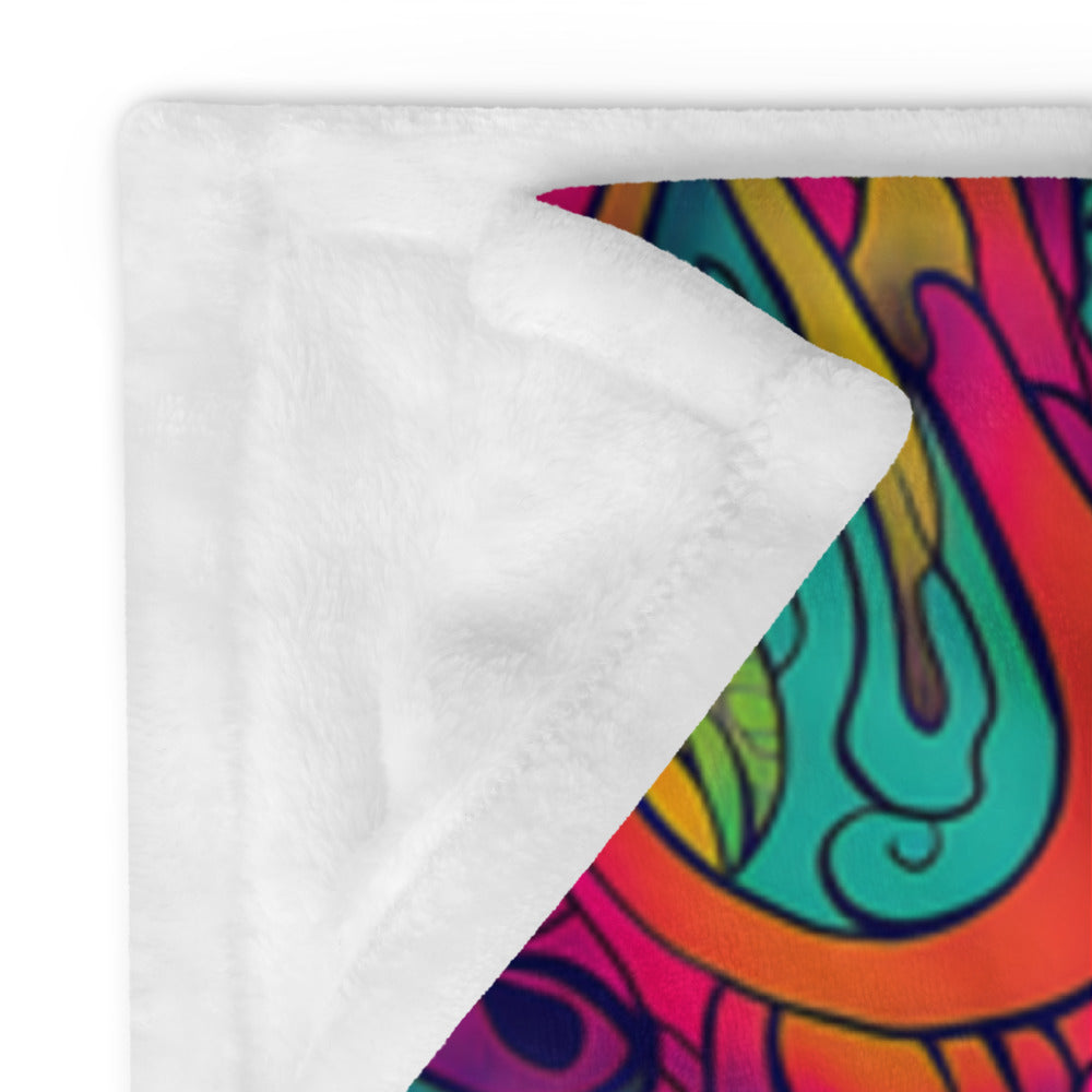 "Totem" THROW BLANKET, 50″×60″, Product details
