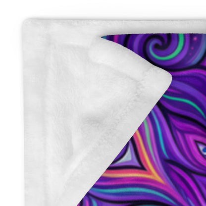 "Shamanic Emanation" THROW BLANKET, 50″×60″, Product details