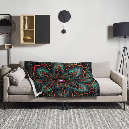 "Multiverse" THROW BLANKET, 50″×60″, Lifestyle