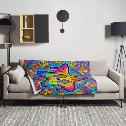 "Starstruck" THROW BLANKET, 50″×60″, Lifestyle