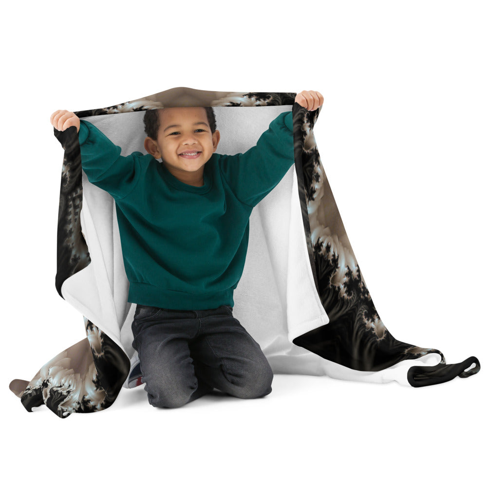 "Duality" THROW BLANKET, 50″×60″, Front