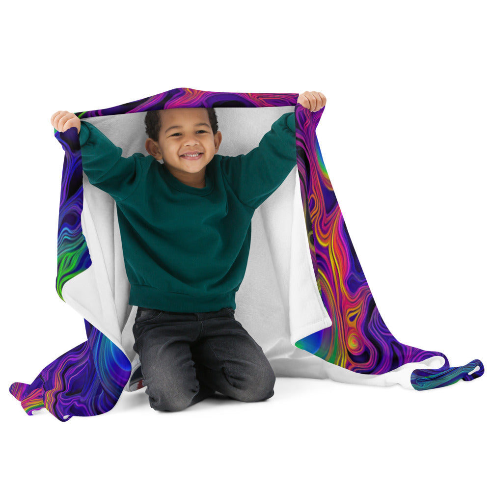 "The Good Stuff" THROW BLANKET, 50″×60″, Front