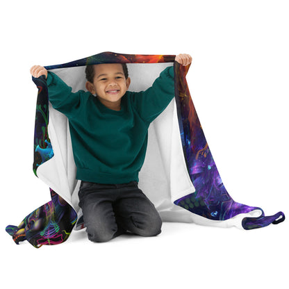 "Kiss Me" THROW BLANKET, 50″×60″, Front