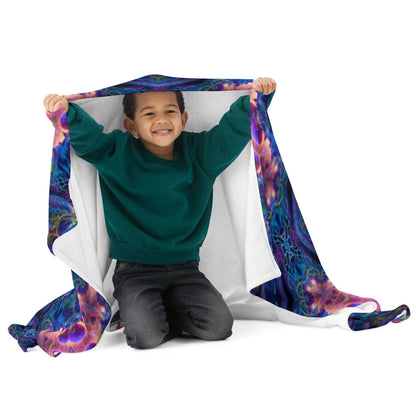 "The Sacred Circle" THROW BLANKET, 50″×60″, Front